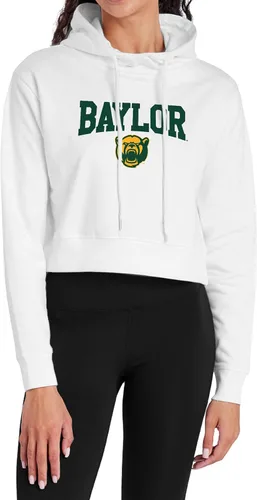 Vista 10 de Campus Lab Sudadera con capucha para mujer universitaria con licencia oficial de la colección Varsity White