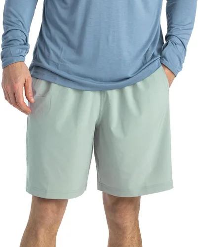 Vista 17 de Free Fly Pantalones cortos Breeze para hombre, entrepierna de 8 pulgadas, de secado rápido, ligeros, con protección solar UPF 50+