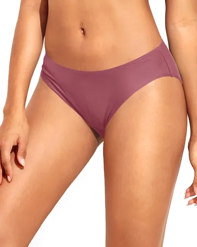Vista 28 de Tempt Me Parte inferior de bikini con tiras para mujer, cobertura completa, parte inferior de traje de baño, parte inferior de bikini Negro-2