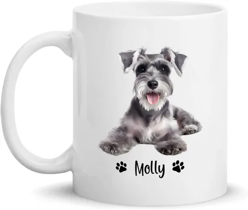 Vista 38 de Taza de café personalizada Golden Retriever con nombre para mamá o papá del perro, regalo personalizado para los amantes de los perros, taza de Taza