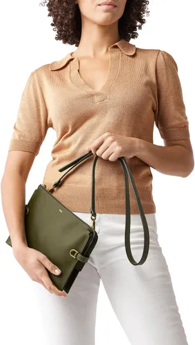 Vista 5 de Fossil Bolso bandolera Kier de piel vegana de cactus para mujer