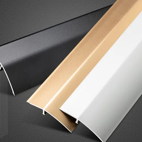 Vista 5 de Tophacker Tiras de transición para madera/laminado/azulejo, tira de transición de umbral de 2 pulgadas de ancho, tira de ribete de bordes