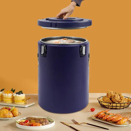 Vista 10 de DYNAMI Contenedor de comida aislado 3.8Gal/15.2Qt, contenedor de transporte Azul