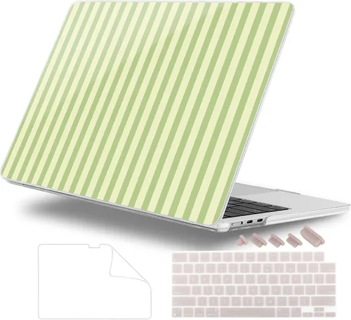 Vista 29 de Funda para MacBook Air de 15 Pulgadas 2025 2024 2023 Versión M4 A3241 M3 A3114 M2 A2941, Carcasa Rígida con Protector de Pantalla y Cubierta de Arte