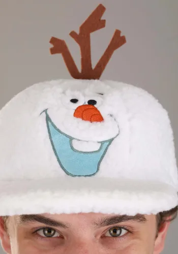 Vista 2 de Gorra de Disfraz Peluda de Olaf de Disney Multicolor