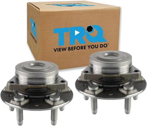 Vista 86 de TRQ Juego de 2 rodamientos de rueda delantera y conjunto de cubo compatible con Tesla 3 2020 Y 2018-2019 para Tesla 3 2020 Tesla Y AWD 2018-2019