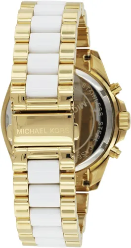 Vista 3 de Michael Kors Reloj analógico para mujer con esfera blanca - Mk5743, Bitono