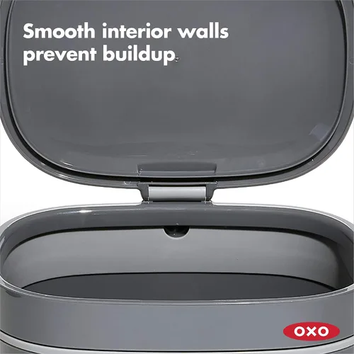 Vista 4 de OXO Good Grips - Contenedor de compost fácil de limpiar, carbón (1,75 galones)
