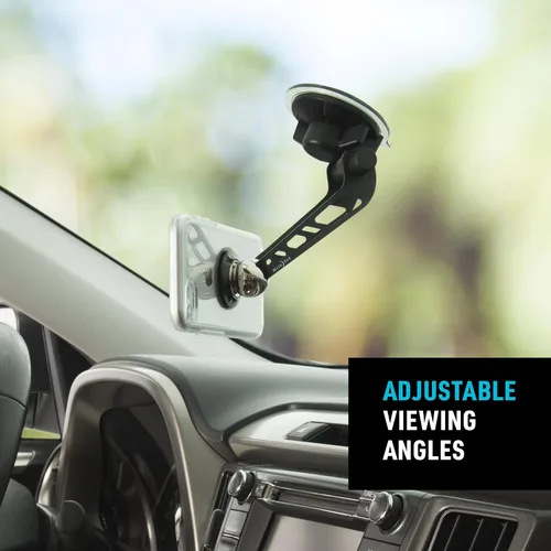 Vista 7 de Nite Ize Steelie Kit de parabrisas – Soporte magnético para teléfono celular para accesorios de coche – Soporte resistente para parabrisas de coche