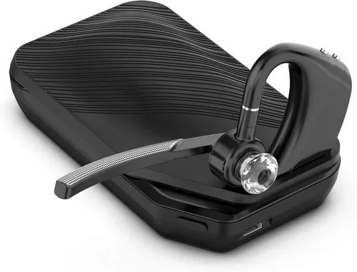 Vista 6 de Funda de carga compatible con Plantronics Voyager 5200, funda de carga con cable USB para Voyager 5200