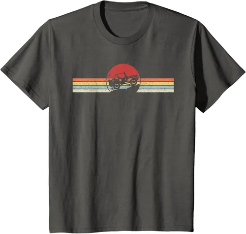 Vista 37 de Camiseta retro vintage Off Road 4X4 Negro