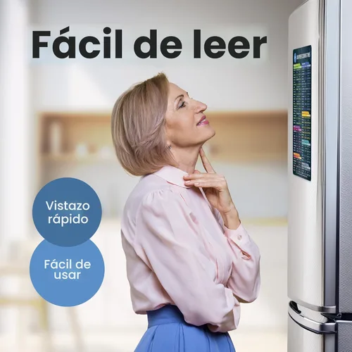 Vista 6 de Juego de hojas de respuestas para freidora de aire, accesorios de freidora de aire, hoja magnética de accesorios para freidora de aire, guía