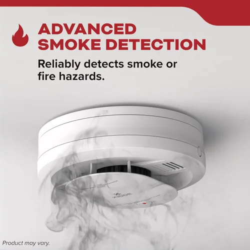 Vista 4 de Kidde Detector de humo con batería de 10 años y detector de humo/CO con pilas AA (paquete de 2)