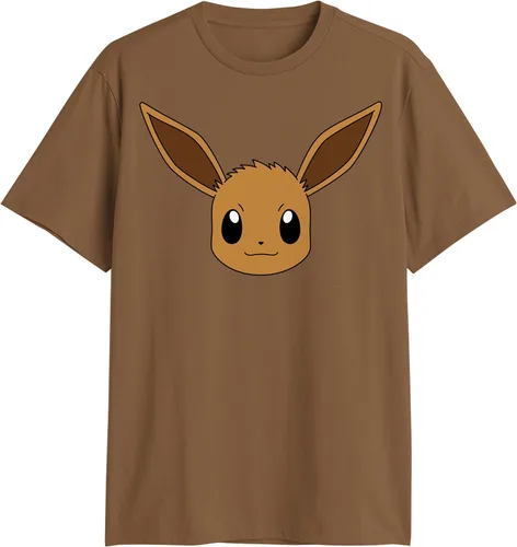 Vista 6 de Pokemon Big Face Charmander Pikachu Squirtle Bulbasaur Psyduck Snorlax Eevee - Camiseta para adulto