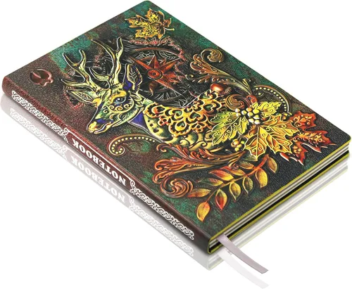 Vista 17 de DND - Cuaderno de diario de mazmorras y dragones, diario de cuero en relieve 3D con papel rayado, accesorios DND, regalos DND para mujeres, hombres