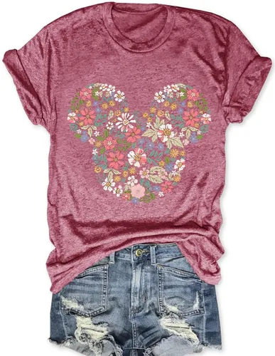 Vista 12 de Magic Kingdom Castle - Camisa de manga corta para mujer, estilo bohemio