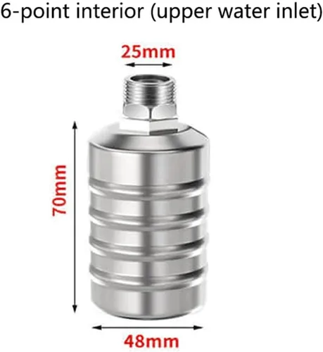 Vista 7 de Válvula de flotador de control de nivel de agua completamente automático de acero inoxidable 304 Válvula de bola flotante Controlador automático