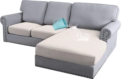 Vista 27 de H.VERSAILTEX Fundas elásticas para sillones, fundas de cojín de sofá, fundas elásticas 100% impermeables, con tela gruesa de doble forro polar