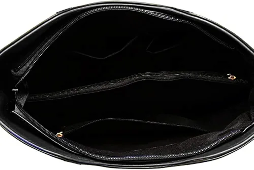 Vista 3 de Bolso de mano para mujer bolso de mano cartera de cuero suave juego de 2
