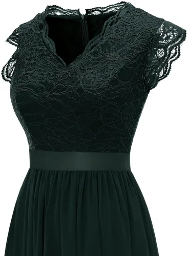 Vista 91 de Dressystar - Vestido de dama de honor, sin mangas, con cuello en V, para fiesta de boda