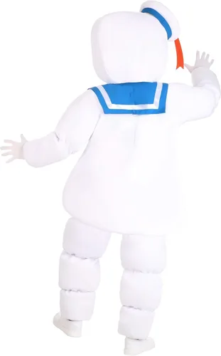 Vista 5 de Ghostbusters Stay Puft - Disfraz de hombre malvavisco para adulto, disfraces de personajes de Cazafantasmas, Cosplay de personajes de película