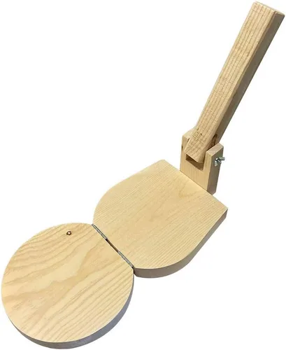 Vista 5 de Tortilla Prensa redonda de madera Fabricante Tortilladora de Madera Redonda
