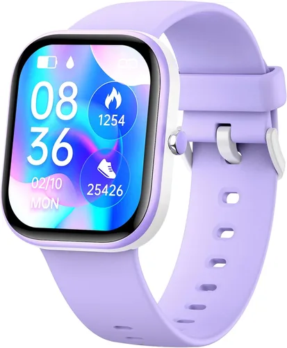 Vista 7 de Reloj inteligente para niños, rastreador de fitness, no necesita teléfono/aplicación, 19 modos deportivos, pantalla DIY de 1.5", impermeable IP68