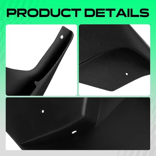 Vista 8 de YHTAUTO Guardabarros de repuesto para Chevrolet Trailblazer 2002-2009 Sport Utility, guardabarros accesorios para coches protector de rueda con kit