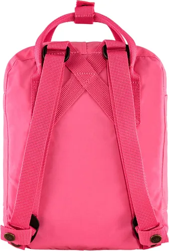 Vista 3 de Fjallraven, Kanken Mini - Mochila pequeña clásica para el día a día, Flamingo rosa