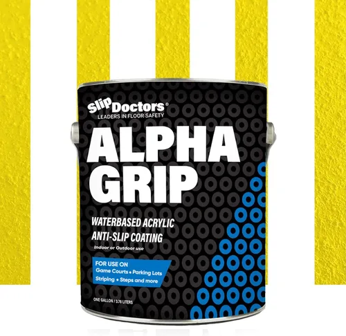 Vista 11 de Alpha Grip Pintura Antideslizante para Concreto y Asfalto – Revestimiento Antideslizante Ideal para Marcar Estacionamientos, Patios de Juegos y Negro