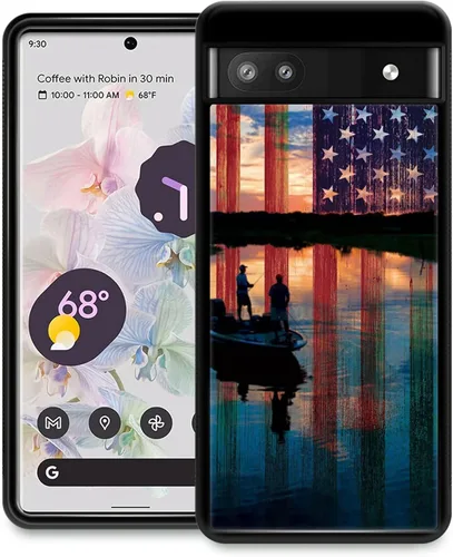 Vista 24 de CARLOCA Funda compatible con Google Pixel 6, diseño gráfico de moda a prueba de golpes, protección antiarañazos y caídas, Google Pixel 6 en blanco
