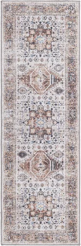 Vista 19 de Unique Loom Yara Collection - Sunil - Alfombra rectangular (2 x 3 pies, rectangular, marfil almendra/negro)
