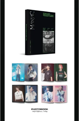 Vista 3 de Stray Kids 2nd World Tour MANIAC en Seúl Contenido+Photobook+Cartel plegable en paquete+Seguimiento SKZ sellado (versión DVD)