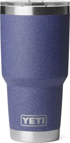 Vista 15 de YETI Rambler - Vaso de 30 oz, acero inoxidable, aislado al vacío con tapa MagSlider, color carmesí Amarillo