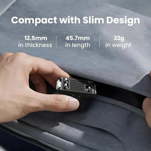 Vista 6 de Soporte magnético de metal compatible con adaptador de liberación rápida Insta360 X4 Air/X5/Ace Pro 2/Ace Pro