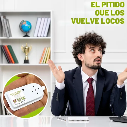 Vista 6 de FUN delivery: Bleepin' Batería Oculta Molesto Humo Alarma Pitido Broma Broma Sonido Mordaza