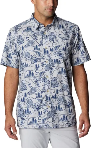 Vista 93 de Columbia - Camisa Super Slack Tide Camp de manga corta para hombre