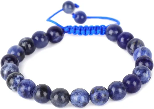 Vista 70 de AD Beads Pulseras de piedras preciosas unisex de 0.315 pulgadas (0.315 in), macramé curativo ajustable de 7 a 9 pulgadas Usa esta pulsera