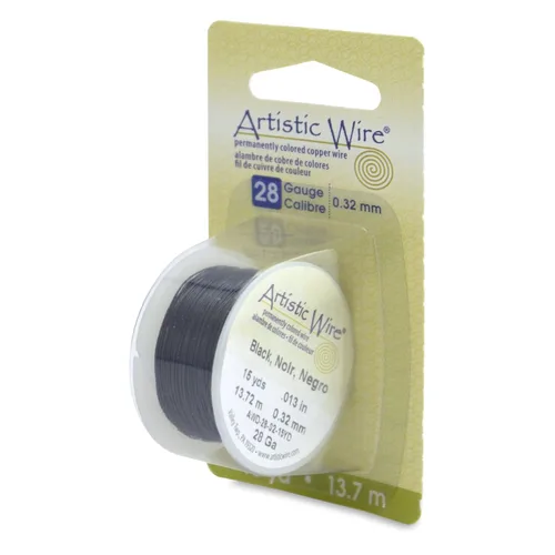 Vista 29 de Artistic Wire, alambre para manualidades de calibre 18, resistente a las manchas, color cobre envejecido en color latón antiguo, 4 yardas