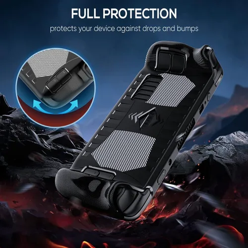 Vista 2 de YUANHOT Funda protectora mejorada para cubierta de vapor con protector de pantalla kit de accesorios de cubierta protectora de TPU suave con diseño