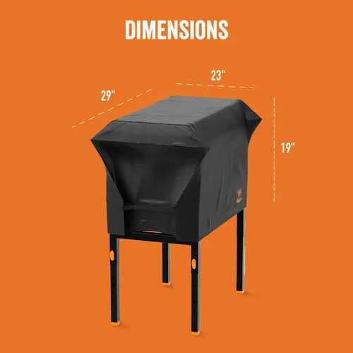 Vista 4 de Yukon Glory Funda Universal para Mesa de Parrilla Portátil – Funda para Soporte de Planchas de Parrilla Portátil Universal Yukon Glory – Resistente