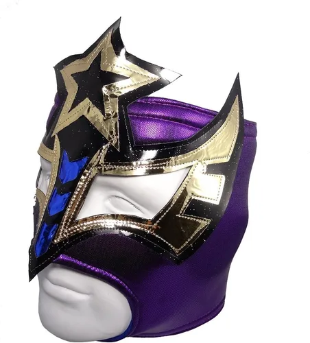 Vista 2 de SEXY STAR - Máscara de lucha libre para mujer adulta (pro-fit), color morado