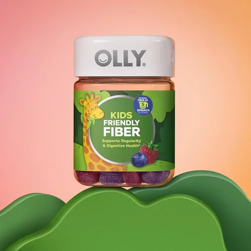 Vista 7 de OLLY Gomitas de fibra aptas para niños, soporte para la digestión* Fibra