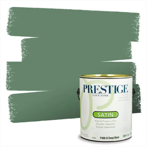 Vista 51 de Prestige Paints - 2 en 1, pintura base y pintura de exterior, E100-N-735BM