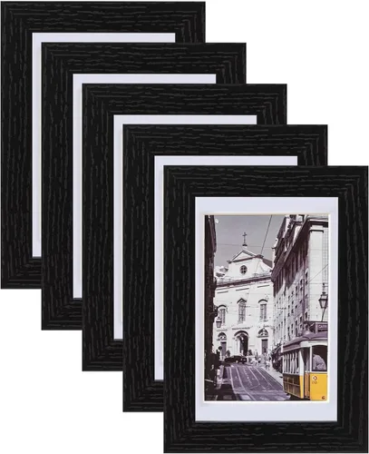 Vista 46 de eletecpro Juego de 5 marcos de fotos de 8 x 10 pulgadas, collage de fotos, decoración de pared, fotos de 5 x 7 con paspartú o de 8 x 10 pulgadas sin