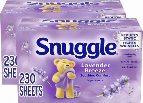 Vista 12 de Snuggle Hojas de secadora suavizantes de tela, brillo azul, 230