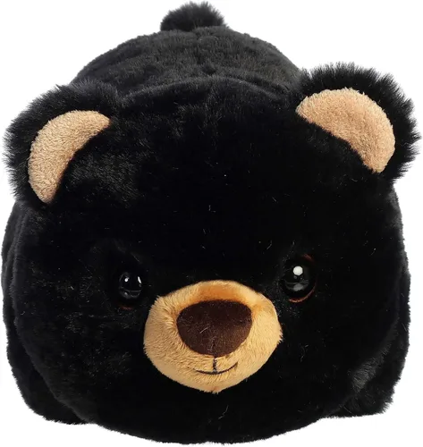 Vista 2 de Aurora Adorable animal de peluche Spudsters de oso de cerdo, forma redonda para acurrucarse reconfortantes, perfecto para niños de todas las edades
