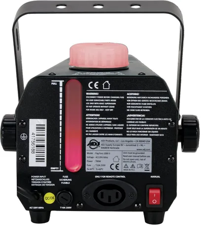 Vista 5 de ADJ Productos adj FOG FURY 1000 II Máquina de niebla