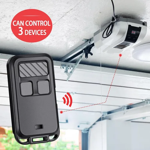 Vista 5 de Kingdder 6 unidades universales 890MAX para puerta de garaje, control remoto compatible con Chamberlain LiftMaster de 3 botones para apertura
