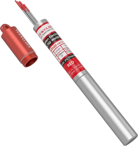 Vista 12 de YESWELDER Electrodo de tungsteno TIG Weld 1/8"x 7" 10-pk, no radiactivo comparable a E3 púrpura